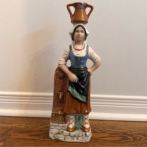 Vintage Ceramic Bottle Made in Italy